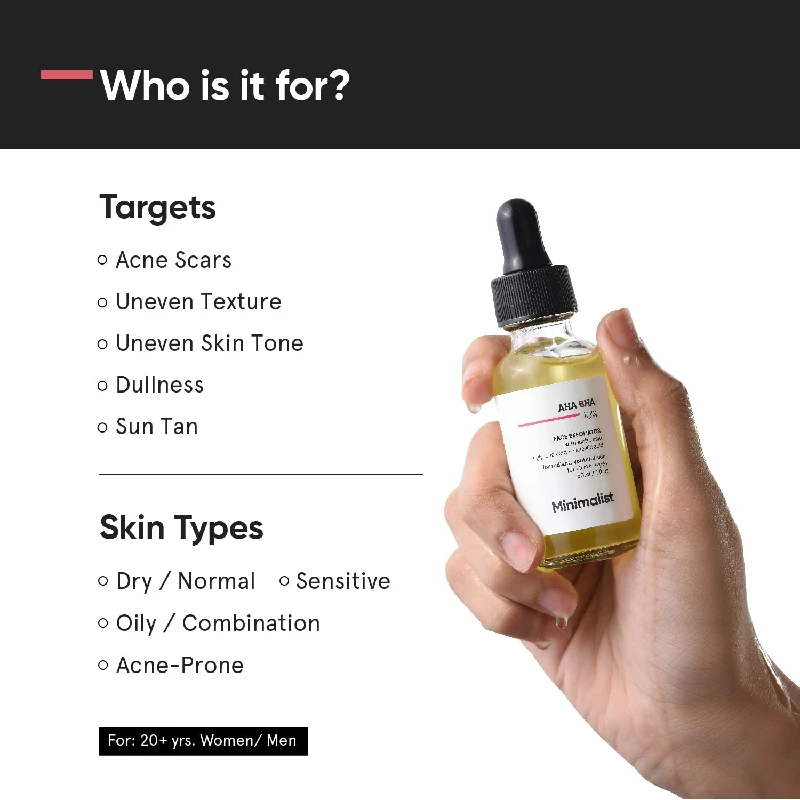 Minimalist AHA BHA Exfoliating Serum, 30 ml-2.webp